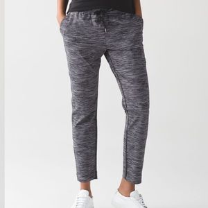 Lululemon Jet Pant Sz 6 Wee Are From Space Dark Carbon Ice Grey Luxtreme 6003